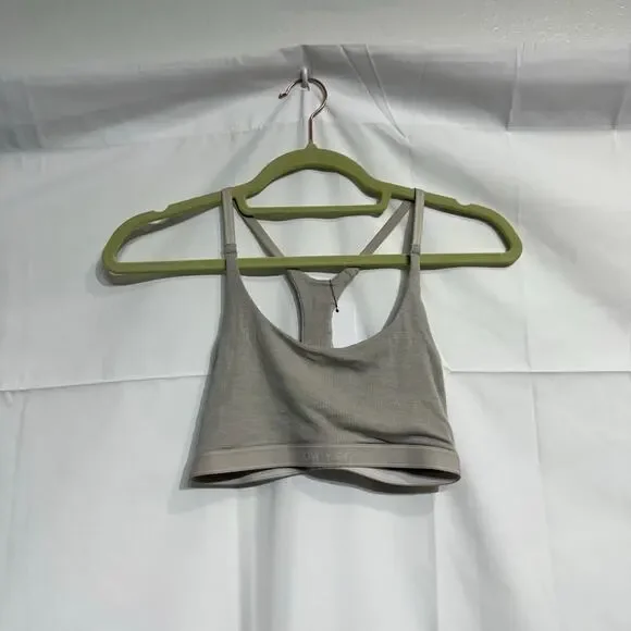 Calvin Klein Ocean Storm Pure Ribbed Unlined Bralette Sz S NWT - Picture 2 of 12